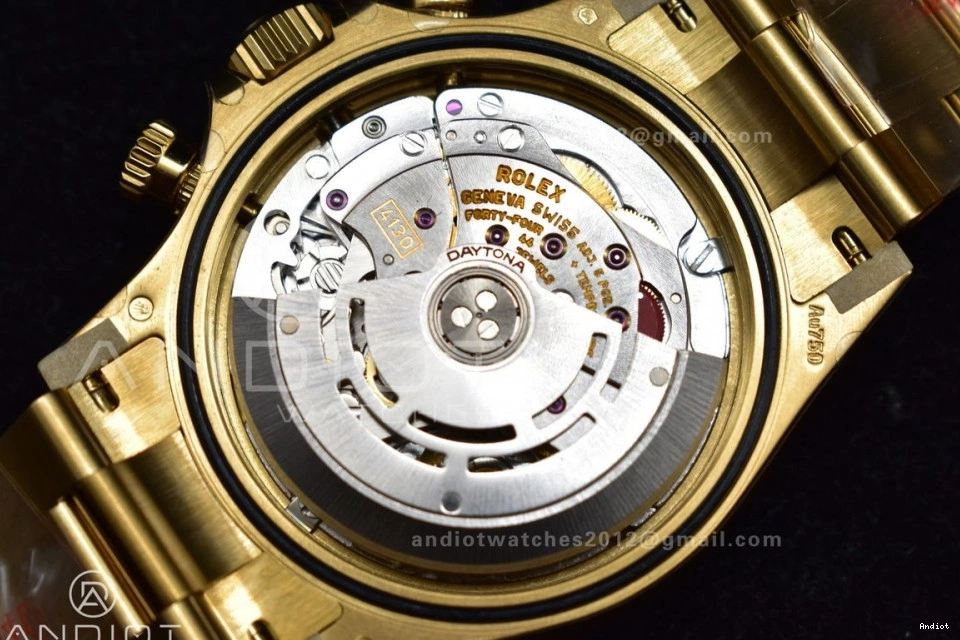 Black Daytona Dial 1:1 Edition Clean 116505 on SA4130 YG V2 YG Markers Bracelet Best 0302